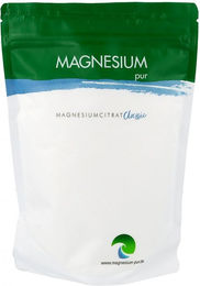 Weckerle Nutrition Magnesium Pur Citrat Pulver ohne Zusatzstoffe 500 g – Bild 1 von 1