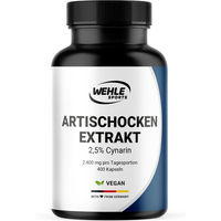 Produktbild von Wehle Sports Artischockenextrakt Hochdosiert Vegan Kapseln 400 Stück