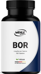 Wehle Sports Bor hochdosiert Tabletten vegan ohne Zusatzstoffe 450 Stück – Bild 1 von 1