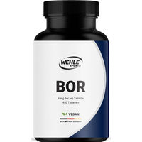 Produktbild von Wehle Sports Bor hochdosiert Tabletten vegan ohne Zusatzstoffe 450 Stück