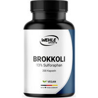 Produktbild von Wehle Sports Brokkoli Extrakt Kapseln mit 1000 mg Brokkoli und 130 mg Sulforaphan vegan ohne Zusatzstoffe 200 Stück