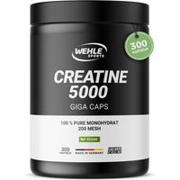 Produktbild von Wehle Sports Creatin Monohydrat 1000 mg Kapseln vegan ohne Zusatzstoffe 300 Stück