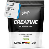 Produktbild von Wehle Sports Creatine Monohydrat Pulver 1000 g vegan ohne Zusatzstoffe