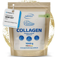 Produktbild von Wehle Sports Kollagen Pulver 1 kg mit Kollagenhydrolysat Peptiden Typ I, II & III aus Rind ohne Zusatzstoffe