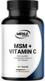 Wehle Sports MSM Tabletten 2000 mg vegan ohne Zusatzstoffe – Bild 1 von 1