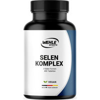 Produktbild von Wehle Sports Selen hochdosiert 200 µg Tabletten vegan ohne Zusatzstoffe 400 Stück
