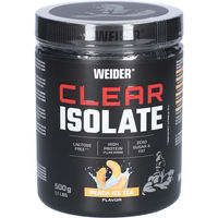 Produktbild von Weider Clear Isolate Whey Protein Pulver Peach Ice Tea zuckerfrei und laktosefrei 500 g