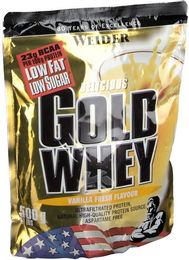 Weider Gold Whey Whey Protein Konzentrat Pulver Vanille 500 g – Bild 1 von 2