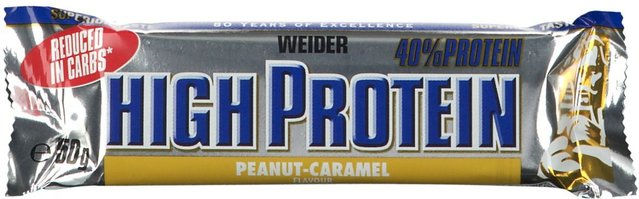 Weider High Protein Low Carb Proteinriegel Erdnuss-Karamell – Bild 1 von 2
