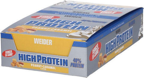 Weider High Protein Low Carb Proteinriegel Erdnuss-Karamell – Bild 1 von 2