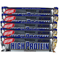 Produktbild von Weider High Protein Low Carb Proteinriegel Stracciatella 250 g