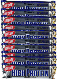 Weider High Protein Low Carb Proteinriegel Stracciatella 250 g – Bild 1 von 1