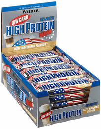 Weider High Protein Riegel Schokolade 24 Stück 50g – Bild 1 von 3