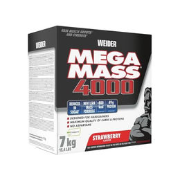 Weider Mega Mass 4000 Massen-Gainer Pulver Erdbeere 7 kg – Bild 1 von 4