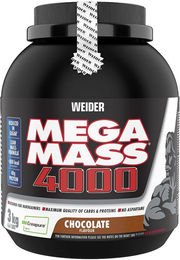 Weider Mega Mass 4000 Weight Gainer Pulver Schokolade 3000 g – Bild 1 von 3