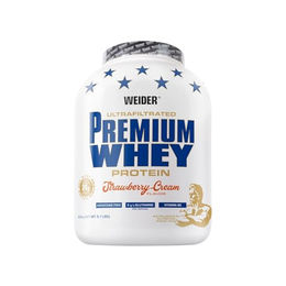 Weider Premium Whey Protein Pulver Erdbeere 2300 g ohne Aspartam – Bild 1 von 5