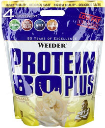 Weider Protein 80 Plus Eiweißpulver Banane 2000 g – Bild 1 von 2