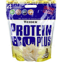 Produktbild von Weider Protein 80 Plus Eiweißpulver Banane 2000 g