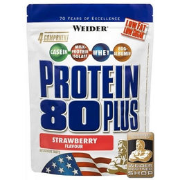 Weider Protein 80 Plus Pulver Himbeere Sahne 500g – Bild 1 von 6