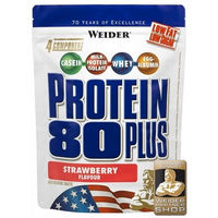 Produktbild von Weider Protein 80 Plus Pulver Himbeere Sahne 500g
