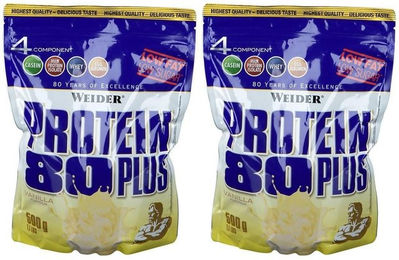 Weider Protein 80 Plus Vanille Eiweißpulver 500 g – Bild 1 von 1