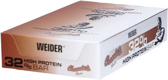 Weider Protein Bar Schokolade 12er Box mit 32% Protein – Bild 1 von 2