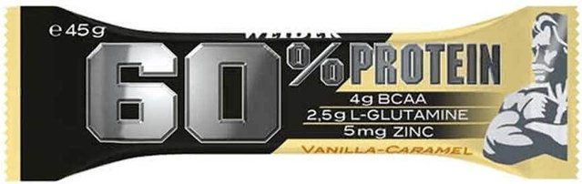 Weider Proteinriegel Vanille Caramel mit 60% Protein – Bild 1 von 1