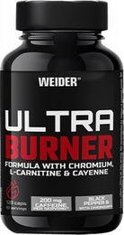 Weider Ultra Burner Thermogenes Nahrungsergänzungsmittel mit L-Carnitin in Kapseln, 120 Stück – Bild 1 von 3