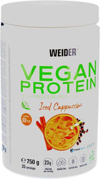 Weider Vegan Protein Iced Cappuccino Mehrkomponenten Protein Pulver vegan glutenfrei zuckerfrei 750 g – Bild 1 von 1