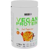 Produktbild von Weider Vegan Protein Iced Cappuccino Mehrkomponenten Protein Pulver vegan glutenfrei zuckerfrei 750 g