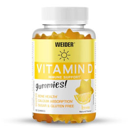 Weider Vitamin D3 Gummies zuckerfrei Zitronengeschmack 50 Portionen – Bild 1 von 2