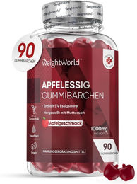 WeightWorld Apfelessig Gummis vegan glutenfrei laktosefrei – Bild 1 von 3