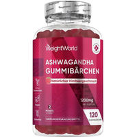Produktbild von WeightWorld Ashwagandha Gummis vegan glutenfrei 120 Stück