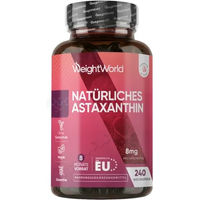 Produktbild von WeightWorld Astaxanthin Kapseln vegan und glutenfrei