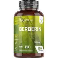 Produktbild von WeightWorld Berberin Kapseln vegan glutenfrei laktosefrei 120 Stück