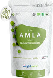 WeightWorld Bio Amla Beeren Pulver vegan und ohne Zusatzstoffe 1000 g – Bild 1 von 2