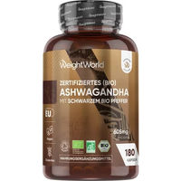 Produktbild von WeightWorld Bio Ashwagandha 505 mg Kapseln 180 Stück