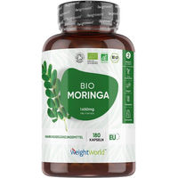 Produktbild von WeightWorld Bio Moringa Kapseln ohne Zusatzstoffe 180 Stück
