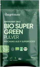 WeightWorld Bio Super Greens Pulver vegan bio 200g – Bild 1 von 1