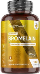 WeightWorld Bromelain Kapseln vegan und glutenfrei – Bild 1 von 1