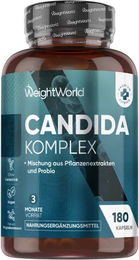 WeightWorld Candida Support Kapseln vegan und glutenfrei für Frauen 180 Stück – Bild 1 von 1