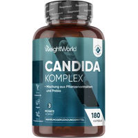 Produktbild von WeightWorld Candida Support Kapseln vegan und glutenfrei für Frauen 180 Stück