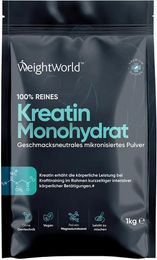 WeightWorld Creatin Monohydrat Pulver vegan glutenfrei laktosefrei 330 g – Bild 1 von 3