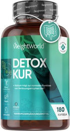 WeightWorld Detox Kur Kapseln mit Kalzium 180 Kapseln – Bild 1 von 1