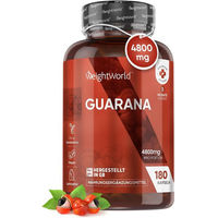Produktbild von WeightWorld Guarana Kapseln vegan glutenfrei laktosefrei 180 Stück