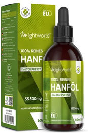 WeightWorld Hanföl kaltgepresstes Hanfsamenöl 60 ml – Bild 1 von 1