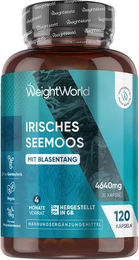 WeightWorld Kelp Braunalge Kapseln vegan und glutenfrei 120 Stück – Bild 1 von 1