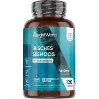 Produktbild von WeightWorld Kelp Braunalge Kapseln vegan und glutenfrei 120 Stück
