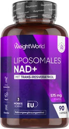 WeightWorld Liposomales NAD+ mit Trans-Resveratrol Kapseln vegan – Bild 1 von 1