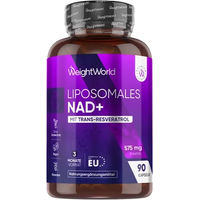 Produktbild von WeightWorld Liposomales NAD+ mit Trans-Resveratrol Kapseln vegan